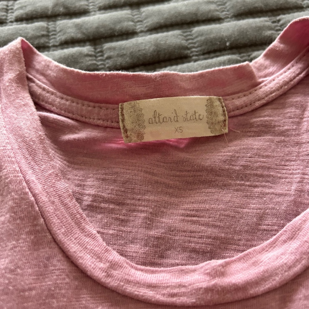 Altar'd State | Pink Ruffle Racerback Tank- Size XS - Picture 4 of 6